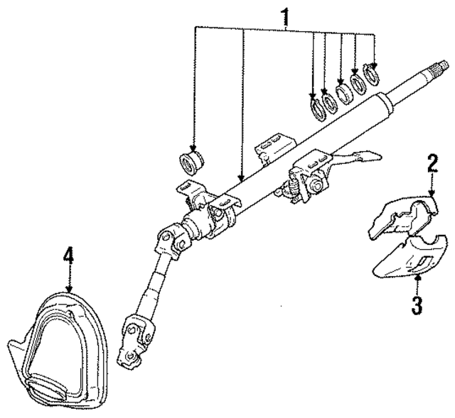 MB616743 - Steering: Steering Column for Mopar Image