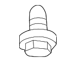 11561674 - Electrical: Mount Bracket Bolt for Buick: Enclave, Encore, Envision, LaCrosse, Regal, Regal Sportback, Regal TourX, Verano | Cadillac: ATS, CT4, CT5, CT6, CTS, DTS, ELR, SRX, STS, XT6, XTS | Chevrolet: Blazer, Bolt EV, Camaro, Caprice, Captiva Sport, Cobalt, Colorado, Corvette, Cruze, Cruze Limited, Equinox, HHR, Impala, Impala Limited, Malibu, Malibu Limited, Monte Carlo, Silverado 1500, Silverado 2500 HD, Silverado 3500 HD, Silverado EV, Sonic, Spark, Spark EV, SS, SSR, Trailblazer, Traverse, Traverse Limited, Trax, Uplander, Volt | GMC: Acadia, Acadia Limited, Canyon, Envoy, Hummer EV SUV, Sierra 1500, Sierra 1500 Limited, Sierra 2500 HD, Sierra 3500 HD, Sierra EV, Terrain | Hummer: H2 | Pontiac: G5, G6, G8, Montana, Solstice, Torrent | Saturn: Aura, Outlook, Vue Image