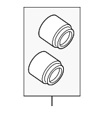 411211PA0A - Brakes: Caliper Repair Kit for Nissan: NV1500, NV2500, NV3500, TITAN, TITAN XD Image