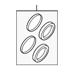 41120ET01A - : Caliper Seal Kit for Nissan: NV1500, NV2500, NV3500, TITAN XD Image