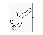 7L6122101F - : Lower Hose for Volkswagen: Touareg Image