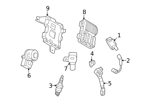 Ignition System for 2014 Chevrolet Camaro #8