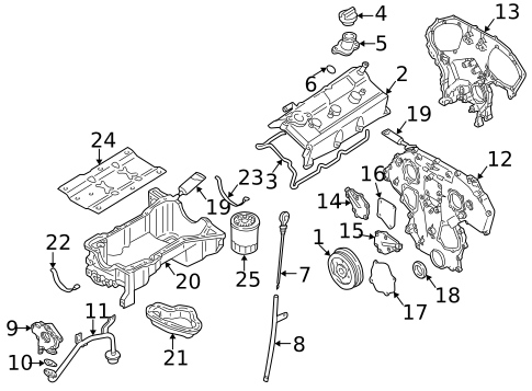 Engine Parts for 2015 INFINITI Q40 #28