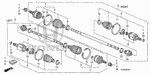 44317S6DE01 - Chassis: BAND, OUTBOARD BOOT for Honda Image