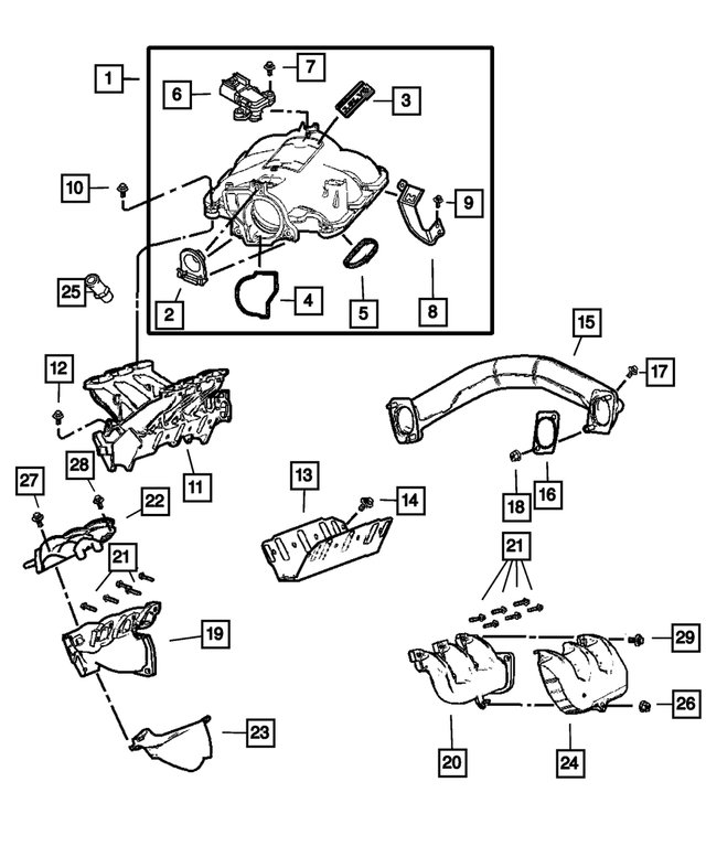 4648919AA - Engine 3.8L Six Cylinder: Emblem for Mopar Image image