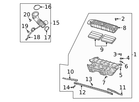 Air Intake for 2024 Ram 1500 #0