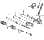 53560S30005 - Steering: Outer Tie Rod for Honda: Prelude Image