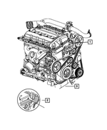 R0081224AA - 2.4L Gas; Engine: Long Block Engine, Remanufactured for Mopar Image