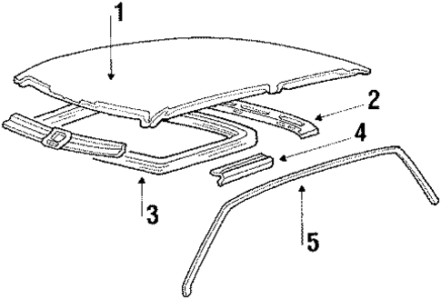 Roof for 1988 Mitsubishi Precis #0