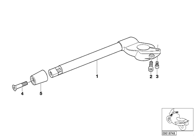 32712333219 - : Handlebar Vibration Absorber for BMW-Motorrad Image