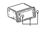86120AA040 - Body: AM/FM CD for Toyota Image image