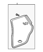 72850SAAE01 - Body: Door Weather-strip for Honda: Fit Image