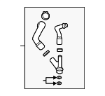 9A210651430 - : Hose Assembly for Porsche: 718 Boxster, 718 Cayman Image