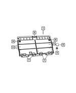 5XQ69DX9AC - Interior Trim: Load Floor Cover Assembly for Chrysler: Town &amp; Country | Dodge: Grand Caravan | Ram: C/V Image