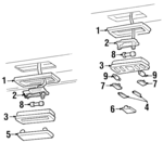 15613002 - Body: Bezel for Chevrolet: Blazer, C1500, C2500, C3500, K1500 Pickup, K2500 Pickup, K3500 Pickup | GMC: C1500 Pickup, C2500 Pickup, C3500 Pickup, K1500 Pickup, K2500 Pickup, K3500 Pickup, Yukon Image