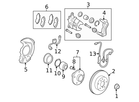 Anti-Lock Brakes for 2013 Toyota Venza #1