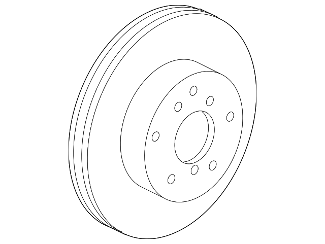 2009-2015 Toyota Venza Disc Brake Rotor (Rear) 42431-0T010 | Toyota