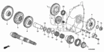 21215RG5000 - Transmission - Automatic: HOLDER, IDLE SHAFT for Honda Image
