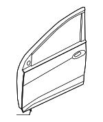 760043X500 - : Door Shell for Hyundai: Elantra Image