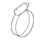 988024 - Cooling System: Heater Hose Clamp for Volvo Image