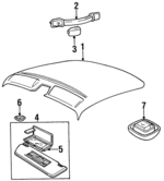 HXF1002BCLEG - Body: Headliner for Jaguar Image