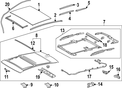 Sunroof for 2025 Toyota Camry #0
