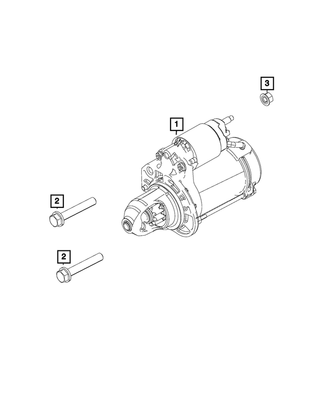 6101986 - Electrical: Hex Head Screw And Washer for Mopar Image