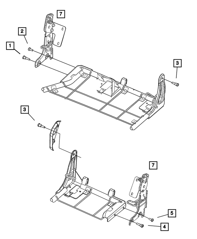 5080555AA - Interior Trim: Shoulder Bolt for Mopar Image