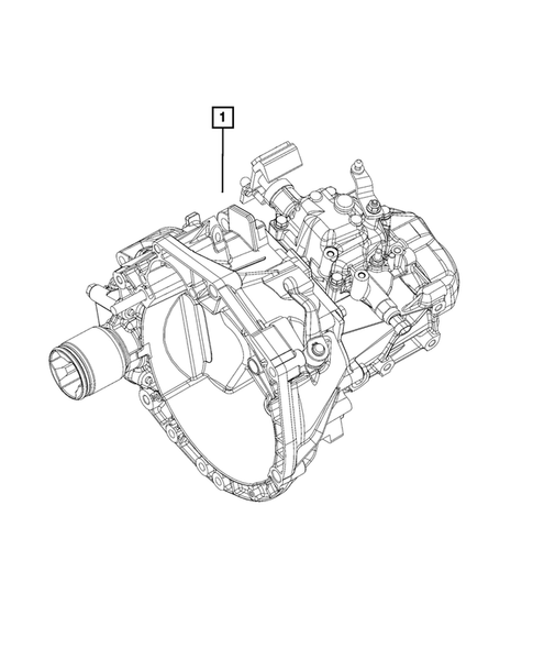 Manual Transaxle for 2012 Fiat 500 #0
