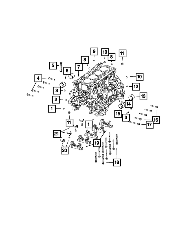 4884783AA - Engine: Dowel Pin for Mopar Image