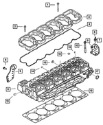 3928873 - 5.9L Turbo Diesel; Engine: Hex Flange Head Bolt for Mopar Image