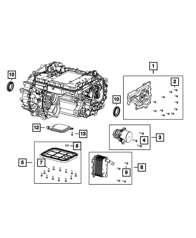 5185192AA - High Voltage Powertrain Systems: Resolver Cover for Mopar Image