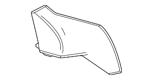 42578258 - : Part# 42578258 Black Instrument Panel Lower Center Trim Plate Applique for Chevrolet: Trailblazer Image