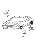 5102756AA - Electrical: Air Bag Control Module for Chrysler: Crossfire Image