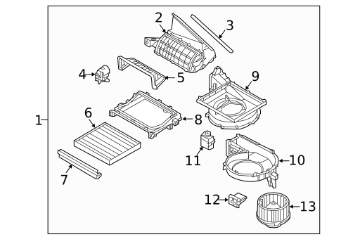 Blower Motor & Fan for 2020 Kia Optima #0