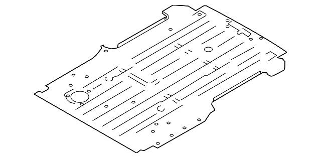 Genuine Rear Floor Pan - G4512-3LMAC | NissanParts.cc | Nissan