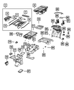 7SX27CKSAA - Interior Trim: Console Shifter Bezel for Mopar Image