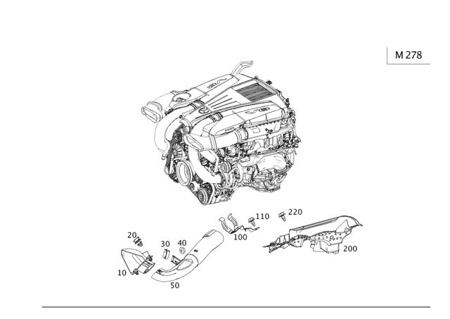207528060864 - Attachment Parts for Units: Air Duct for Mercedes-Benz Image image