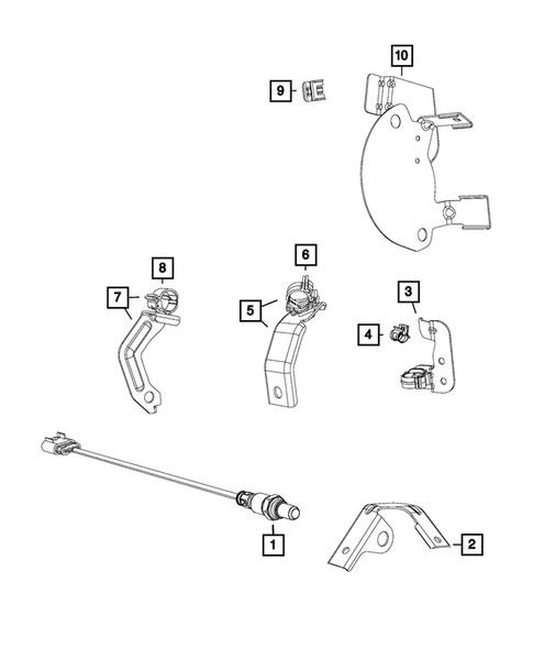 Sensors for 2016 Jeep Renegade #6