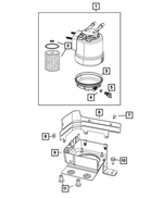 68302026AD - Fuel and Accelerator Pedal: Fuel Tank Skid Plate for Mopar Image