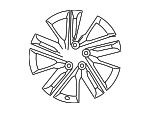 4261102J20 - : Wheel, Alloy for Toyota: Corolla Image