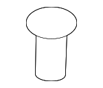 4D0803217Q - Body: Uniside Panel Rivet for Audi: TT, TT Quattro, TT RS Quattro, TTS Quattro Image