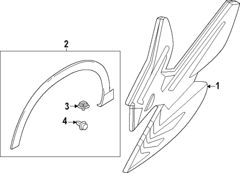 Exterior Trim - Fender for 2025 Dodge Hornet #0