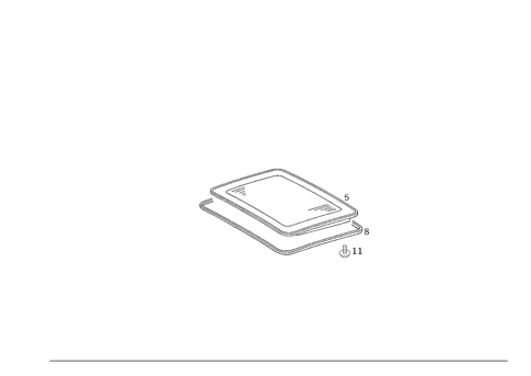 Sliding/Lifting Roof Plate for 2003 Mercedes-Benz CLK430 #0