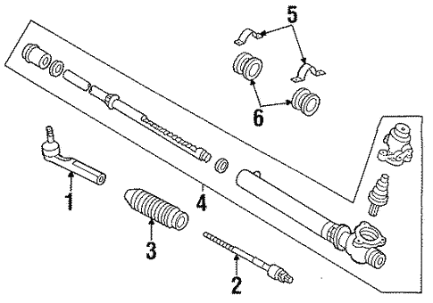 Steering Gear & Linkage for 1992 Nissan 240SX | Nissan Parts