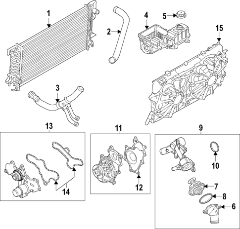 Radiator & Components for 2011 Ford F-150 #1