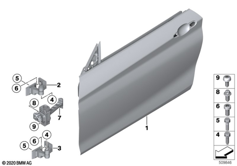 Door, Front for 2021 BMW M2 CS Racing #0