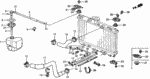 19107PA0000 - Electrical/Exhaust/Heater/Fuel: CLIP, RESERVE TANK JOINT for Honda Image