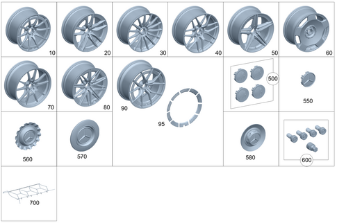 Wheels and Accessories for 2019 Mercedes-Benz AMG GT 53 #0