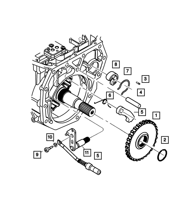 4799493AD - Automatic Transmission Multi-Speed: Transmission Parking Sprag for Mopar Image